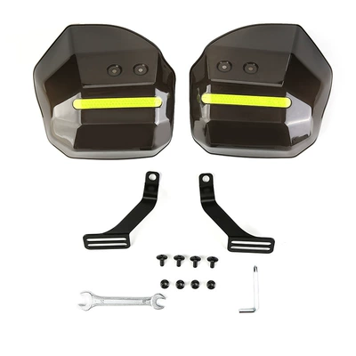 Electric Scooter Handlebar Cover Waterproof Windproof Motorcycle Handlebar Protector Sunshade Extended Length (Motorcycle Handle Cover) - brown-reflective-hand-guard-free-installation-accessories