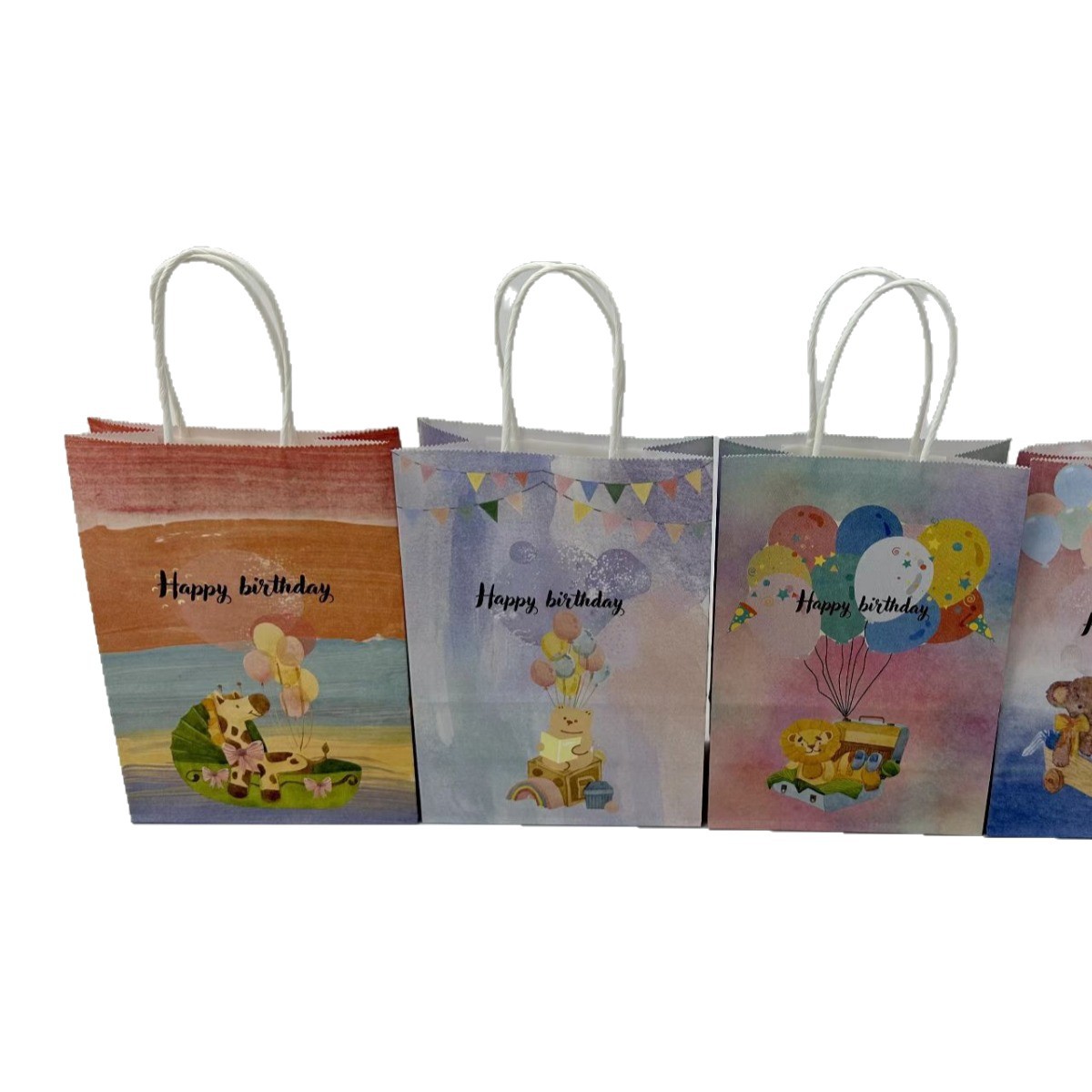 120g de piel de vaca fresca serie de diseño de patrón bolsa de regalo bolsa de papel bolsa de mano suministro de stock image 5