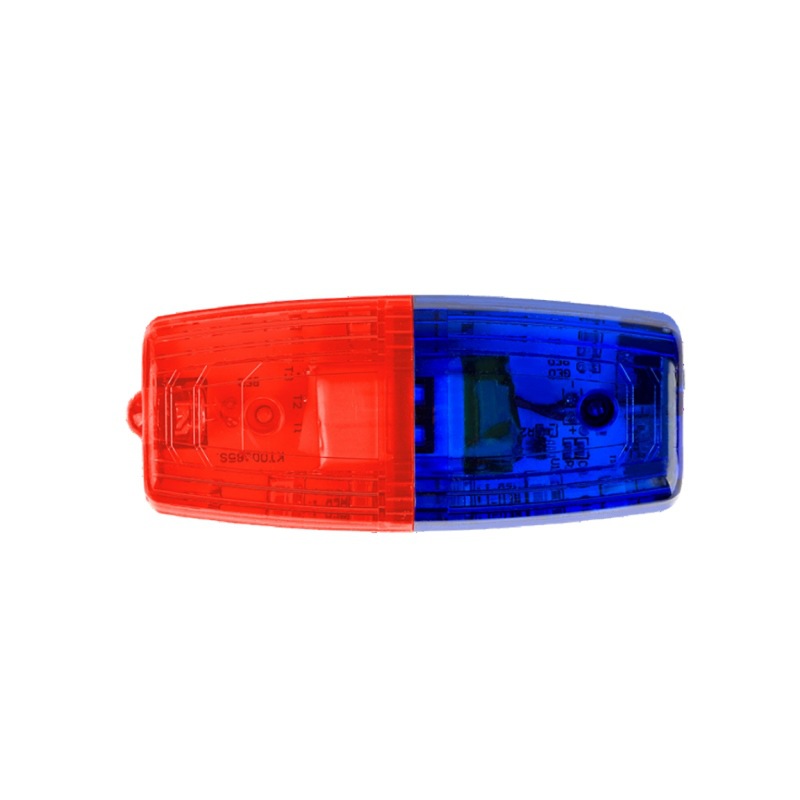 Shoulder Light Rechargeable Night Flash Outdoor Night Running Safety Red and Blue Flash Signal Duty Traffic Warning Shoulder Flash Light