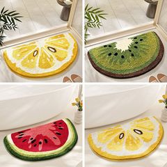 小清新ins風果物半円はカシミヤの床マットに似せています。