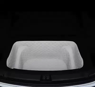 Trunk Mat — Mat 21-26 Rear Trunk Mat - rear-compartment-mat-light-grayish-white-25-26-model-tesla-model-y