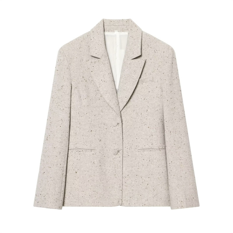 Unizera Women's Clothing 2026 Summer New Fashion Commuter Style Lapel Long-Sleeved Slim-Fit Blazer 2119796 Unizera Women's Clothing 2026 Summer New Fashion Commuter Style Lapel Long-Sleeved Slim-Fit Blazer 2119796