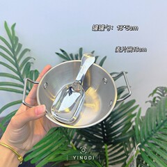 304 朝食オートミールボウルフルーツサラダヨーグルトボウル双耳ボウル高価値インスタイル大容量ミルクオートミールボウル