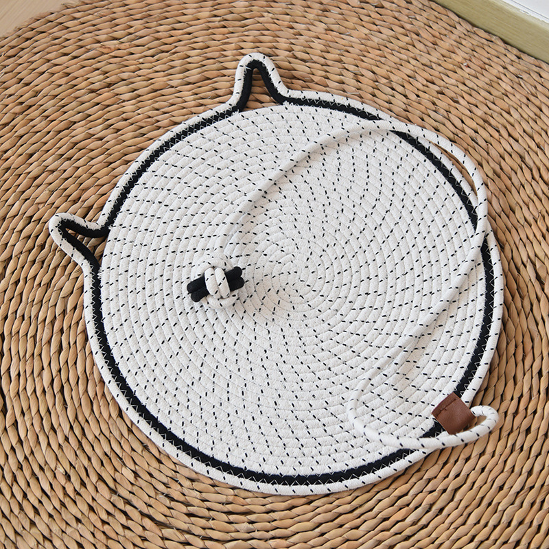 Cuerdas de algodón trenzadas lavables, almohadilla de garra de gato, almohadilla de sueño integral, almohadilla de agarre de gato, almohadilla de agarre de perro, almohadilla de agarre de gato, almohadilla de protección