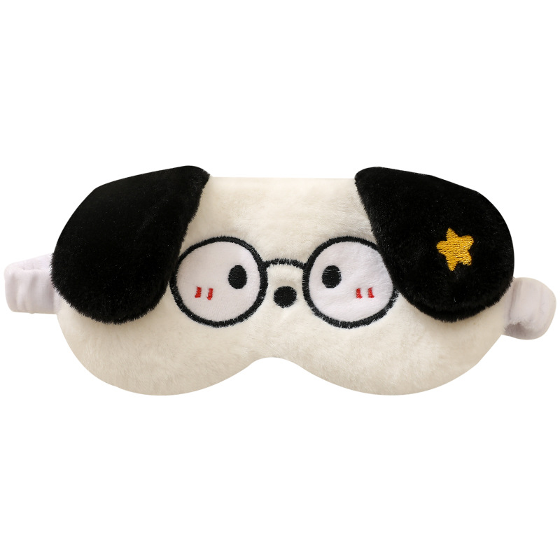 Sleep Eye Mask Cartoon peluche lindo siesta sombra Eye Mask bordado fábrica de nuevos ojos de niñas