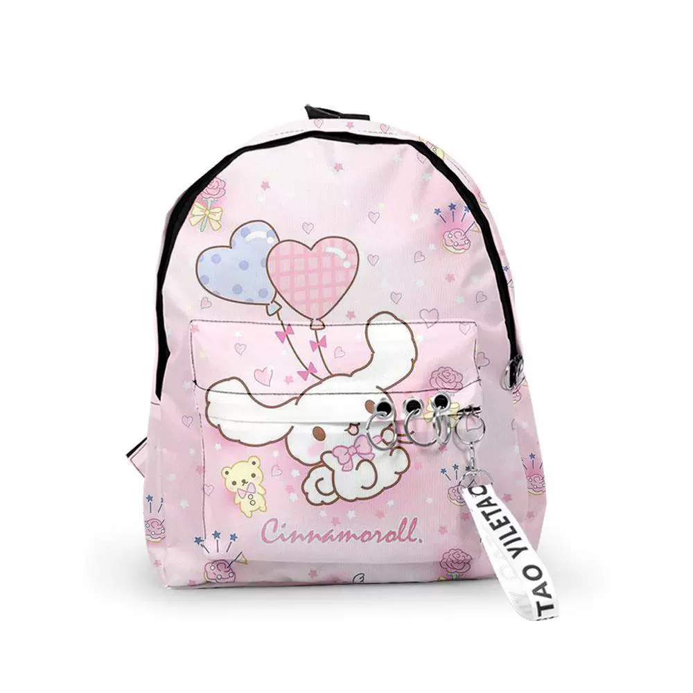 Sanrio, школьный рюкзак для мужчин и женщин, 3D, Cinnamoroll