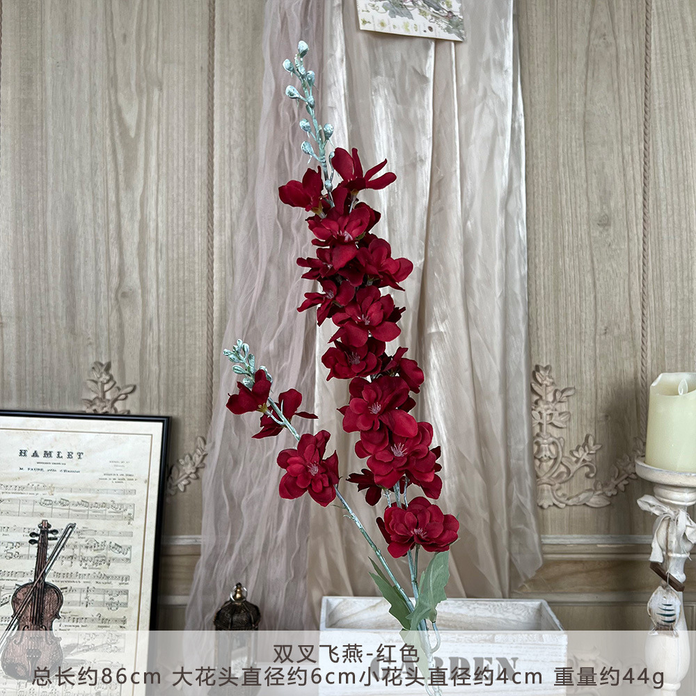 Dd-double fork flying swallow-red