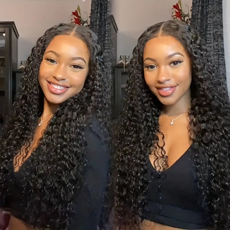 Natural Looking Small Curly Synthetic Hair Extension For Women_voghion.com