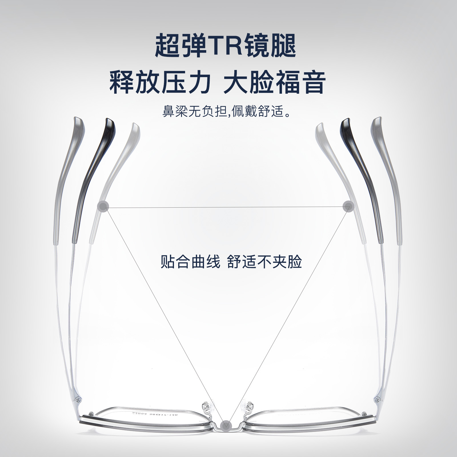 Claro moda Aleación de negocios casual ceja marco gafas marco decoración contorno versátil adelgazar gafas con gafas Danyang lote