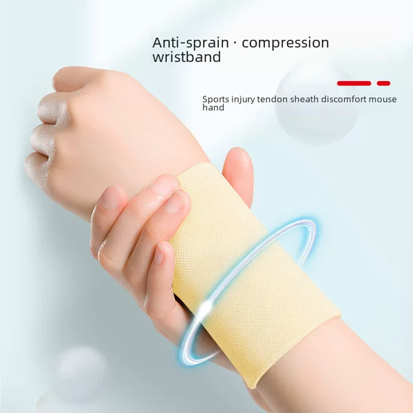 Japanese wrist guard anti-sprain tendon sheath female male joint mother wrist pain strain badminton sports wrist guard sweat absorption
