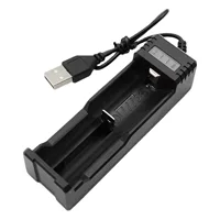 26650 литиевая аккумуляторная батарея USB однослотовый перезаряжаемый 3,7 или 4,2 зарядное устройство одно литиевое зарядное устройство перезаряжаемый