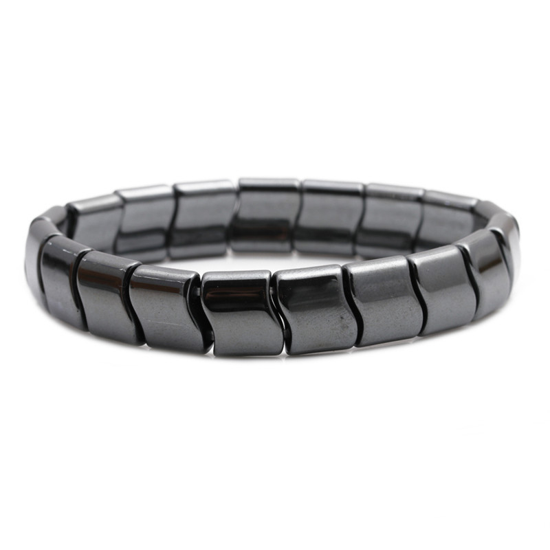 Fashion Black Gallstone Bracelet Wholesale display picture 3