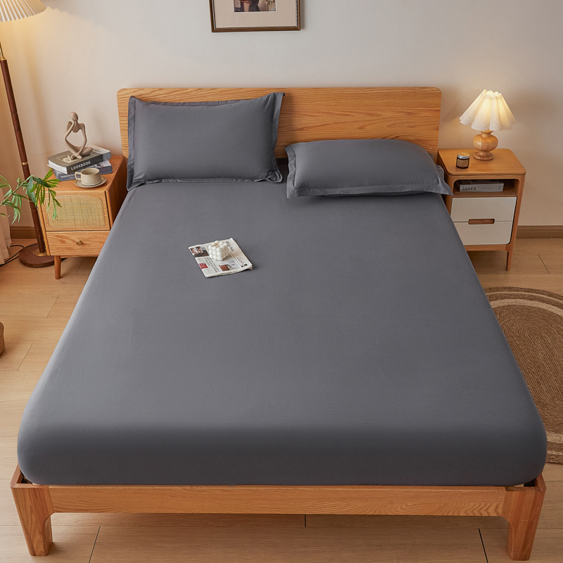 Sombrilla de cama funda de colchón de algodón de una sola pieza funda de cama de algodón fijo antideslizante funda protectora Simmons hotel al por mayor