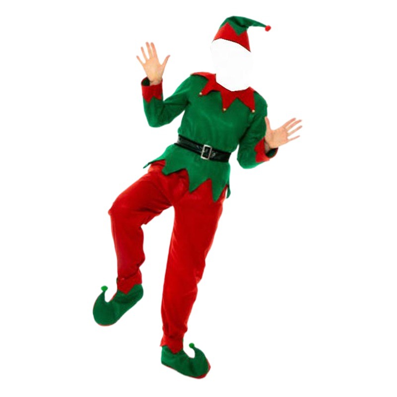 Santa Claus elfo de Navidad ropa de hombre