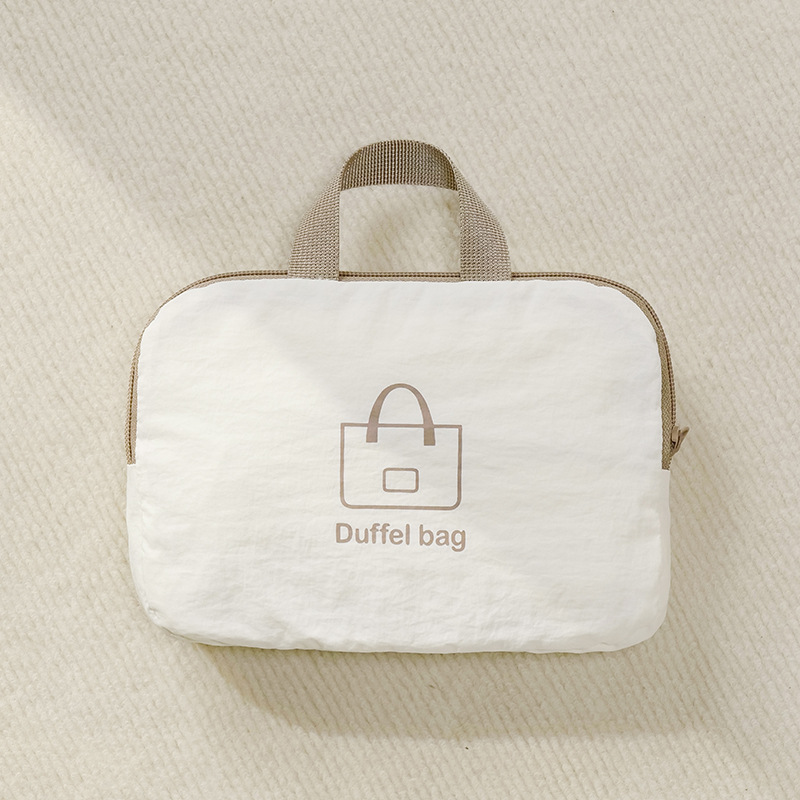 Bolsa de lona Taslon Bolsa de almacenamiento de gran capacidad Bolsa de viaje portátil Embalaje anti-salpicaduras Bolsa de equipaje en movimiento Bolsa de viaje