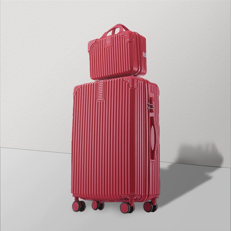 Capacious suitcase, durable box with zipper