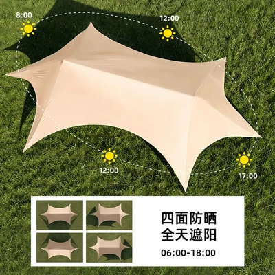 Black-Coated Rainproof Tent, Avtomobil yan çətirləri