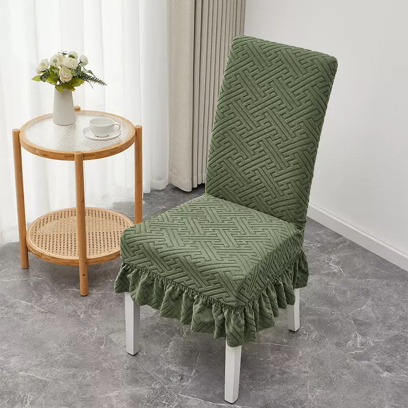 弹力通用餐椅套新款加厚餐桌椅子套罩凳子套罩椅垫子套装靠背一体