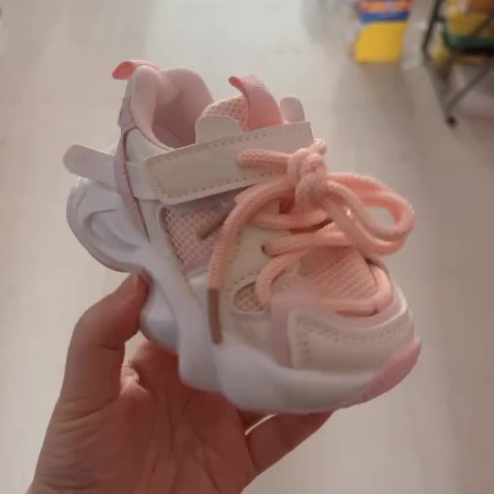 Dropshipping, Otoño 2026, Nuevas Zapatillas Deportivas Ligeras con Suela Suave para Niños, Zapatillas Transpirables de Malla para Niños