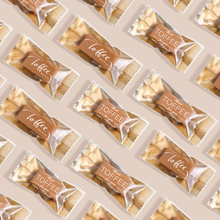 ins style disposable thickened toffee bag baking diy handmade sea salt beef rolling coffee machine sealed independent packaging