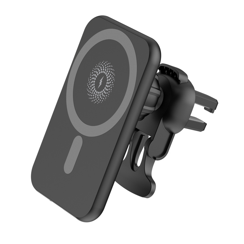 Aplicable a MagSafe Apple 12 coche magnético iphone15 cargador inalámbrico coche cargador inalámbrico soporte