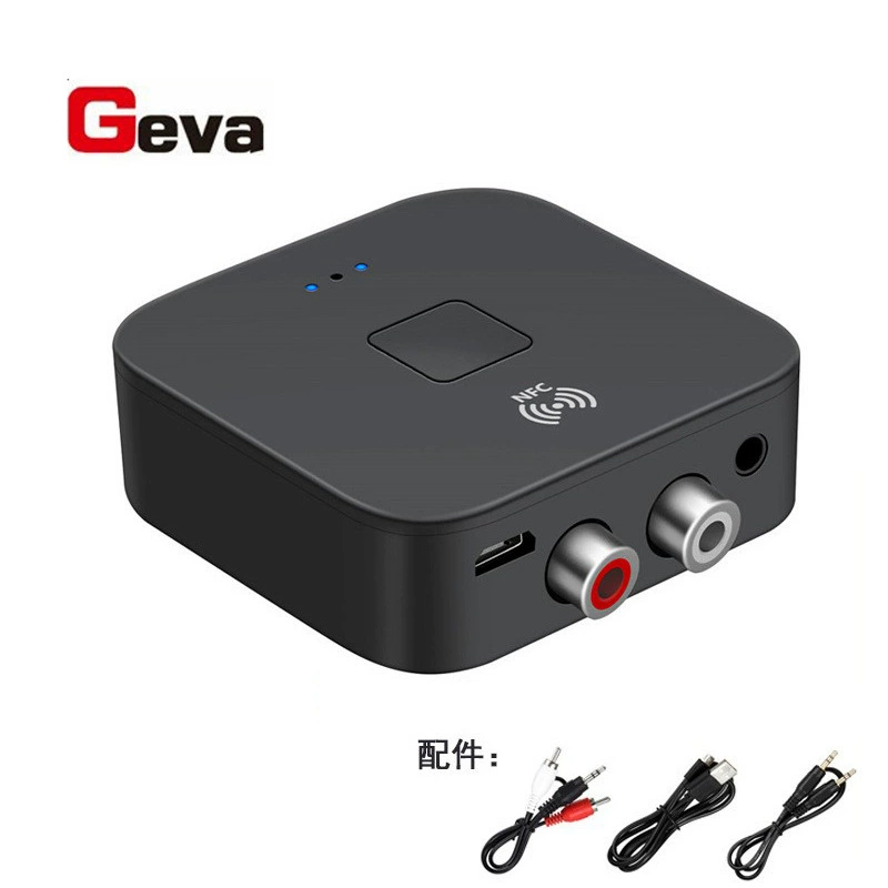 Приёмник аудио Bluetooth через USB-адаптер AUX+2 RCA Bluetooth конвертер NFC Bluetooth адаптер