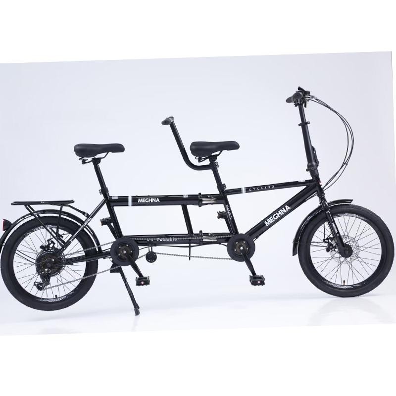 二人三人自転車親子自転車カップル二人乗り20インチ折り畳み変速観光地区観光車メーカー|undefined