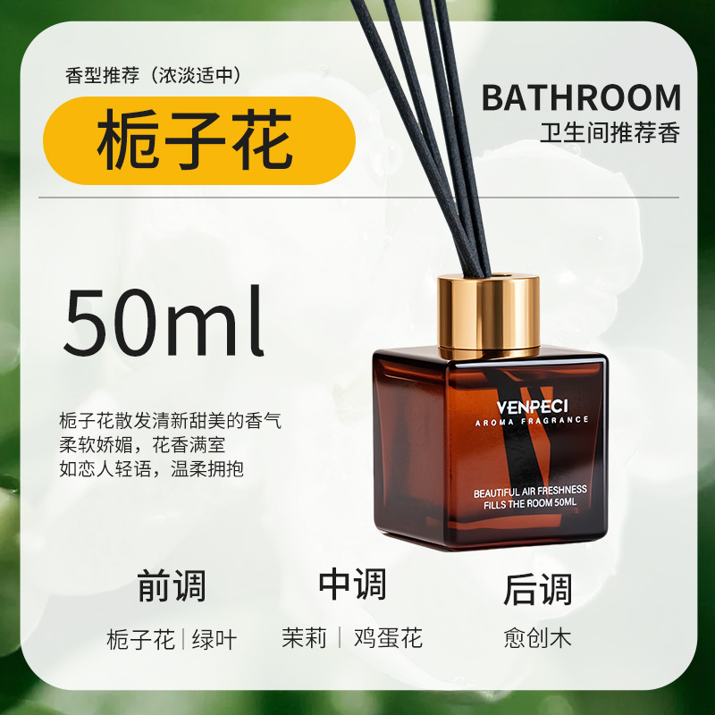 温佩兹50ML香薰家用室内持久留香卧室酒店房间无火精油厕所除臭|undefined