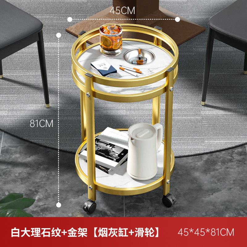 麻雀機コーヒーテーブル二層チェスとカードルーム特別な灰皿ティーラック麻雀テーブルサイドテーブルティーテーブルライト高級ラウンドコーヒーテーブル|undefined