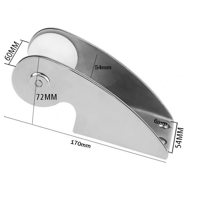 1 шт. Морская фурнитура Аксессуары для якорной цепи Одноколесный Якорный подъемник якорная опора из нержавеющей стали