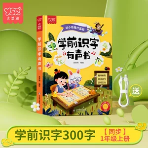 有声书儿童识字大王3000卡片点读早教发声神器幼儿园学前启蒙儿童
