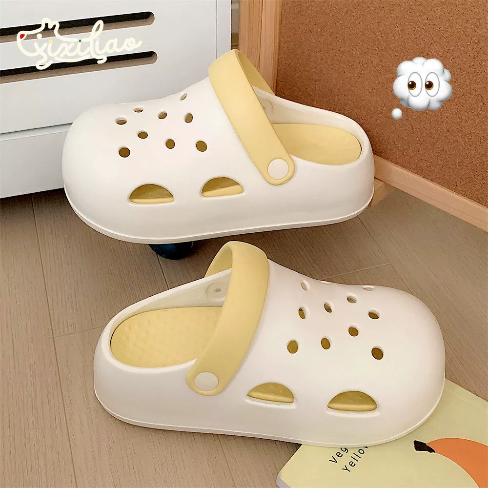 Sea Holiday EVA Толстая подошва повседневные пляжные сандалии женские летняя индивидуальность