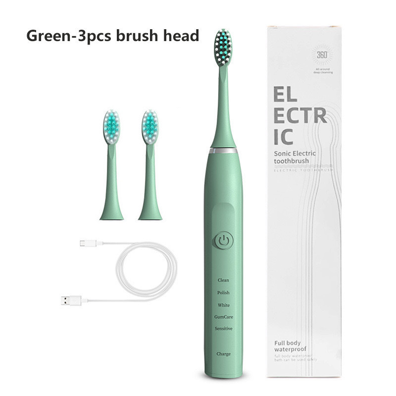 S6 성인용 칫솔 그린