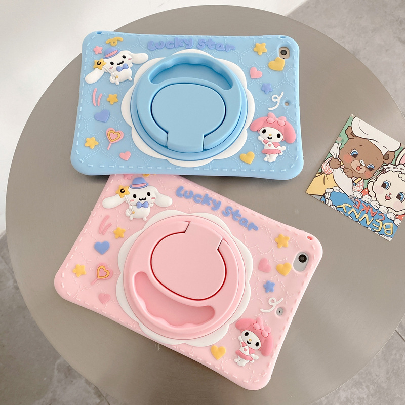 2023 new cartoon silicone case ipad protective case 10.2 inch mini45 flat anti-fall 2019air3 suitable 2023 new cartoon silicone case ipad protective case 10.2 inch mini45 flat anti-fall 2019air3 suitable