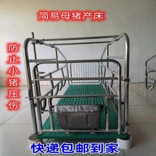 落地式产床母猪产床简易产床猪笼定位栏带板落地产床