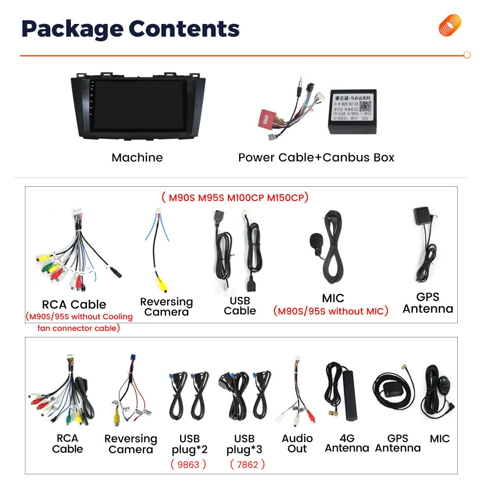 Suitable for Mazda 5 2010-2015 Android large screen central control navigation radio 8+256G