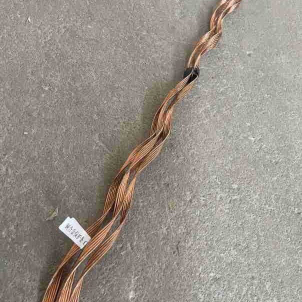 铁路电气化铜包钢护线条 厂家承力索护线条 25截面铜包钢保护条