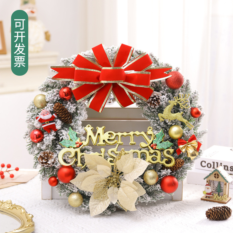 Amazon para fábrica directa Navidad decoración Garland interior puerta colgante Garland ventana decoración apoyos