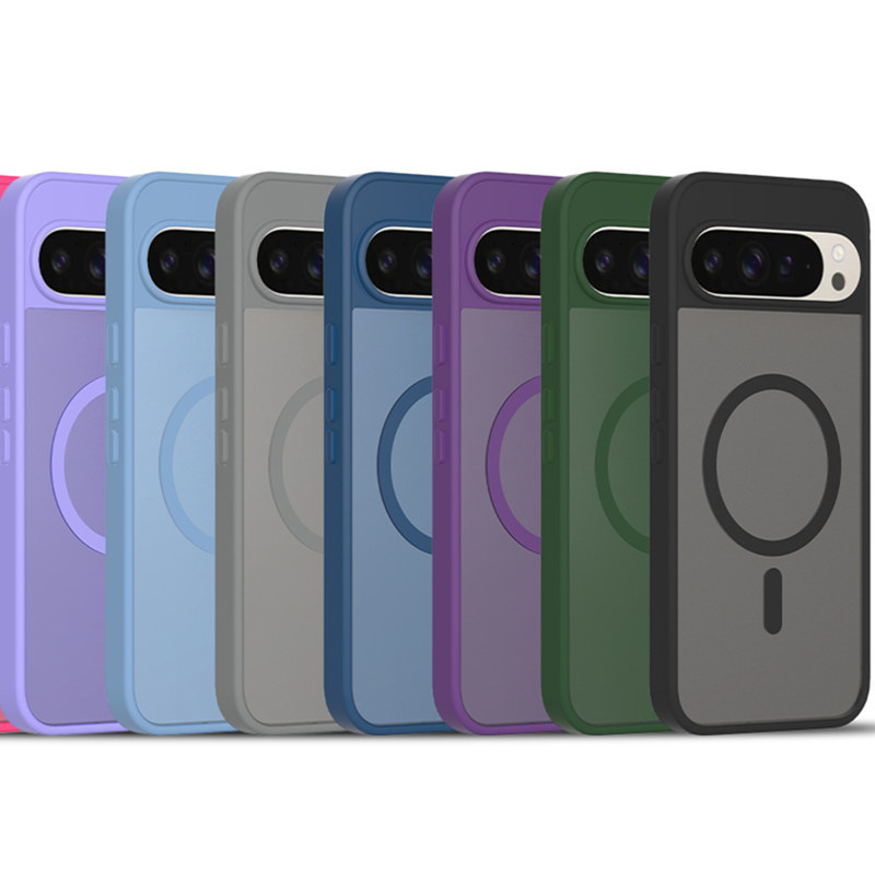 Large Hole Skin-Feel Magnetic Suction Google Pixel10 Mobile Phone Case 9Pro Suitable for 9Proxl Cross-Border 9A Frosted 10Pro/9