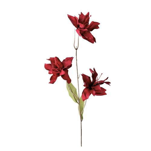 3-head Saylily artificial flower home decoration living room flower arrangement ornaments wedding decoration road flower arrangement fake flowers