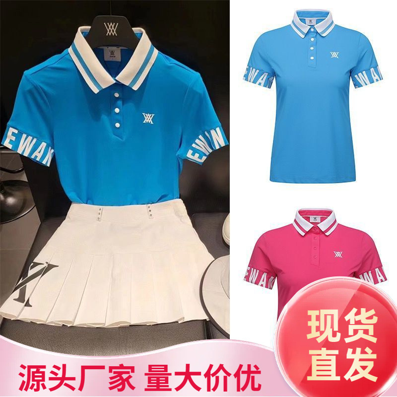 New Style Comfortable, Breathable, Quick-Drying and Sweat-Wicking Spring and Summer Slim Women's Tops Outdoor Sports Golf Polo Shirts