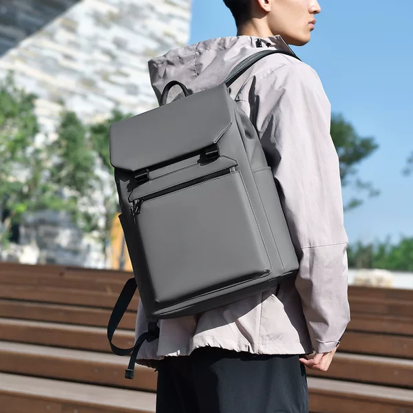 Cross-Border Backpack for Men, Business Commuter Computer Backpack, Fashionable and Versatile Casual School Bag, Large Capacity Travel Backpack