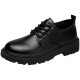 Cross-border Small Explosions Casual Leather Shoes Autumn Breathable Thick-soled British Style All-match Non-slip Soft-soled Work Board Trendy Shoes