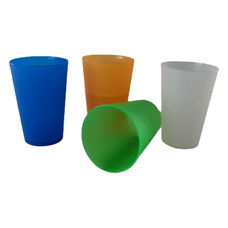 ПК акриловый пластик прозрачная чашка для воды матовая чашка Повседневная обеденная кружка чашка для напитков чай с молоком Кола пивная чашка