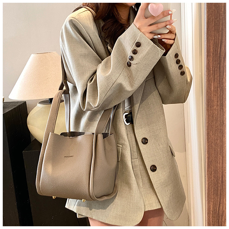 Borse piccole avanzate ed eleganti per le donne Borse a tracolla alla moda e semplici Borse a secchiello alla moda e piccole borse a mano_voghion.com