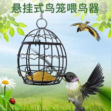 跨境爆款镂空鹦鹉鸟笼 花园庭院宠物鸟喂食器 创意鸟类投食器现货