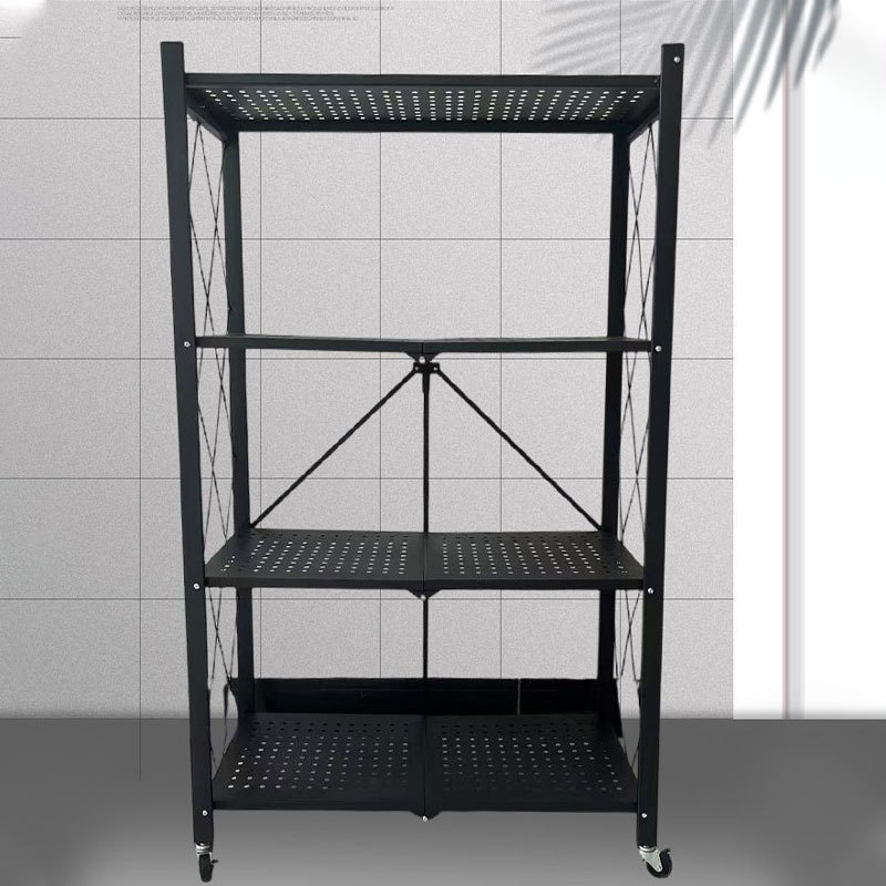 Estante de almacenamiento multicapa sin plegables sala de estar cocina estante de estudio estante de dormitorio estante de microondas doméstico horno de piso