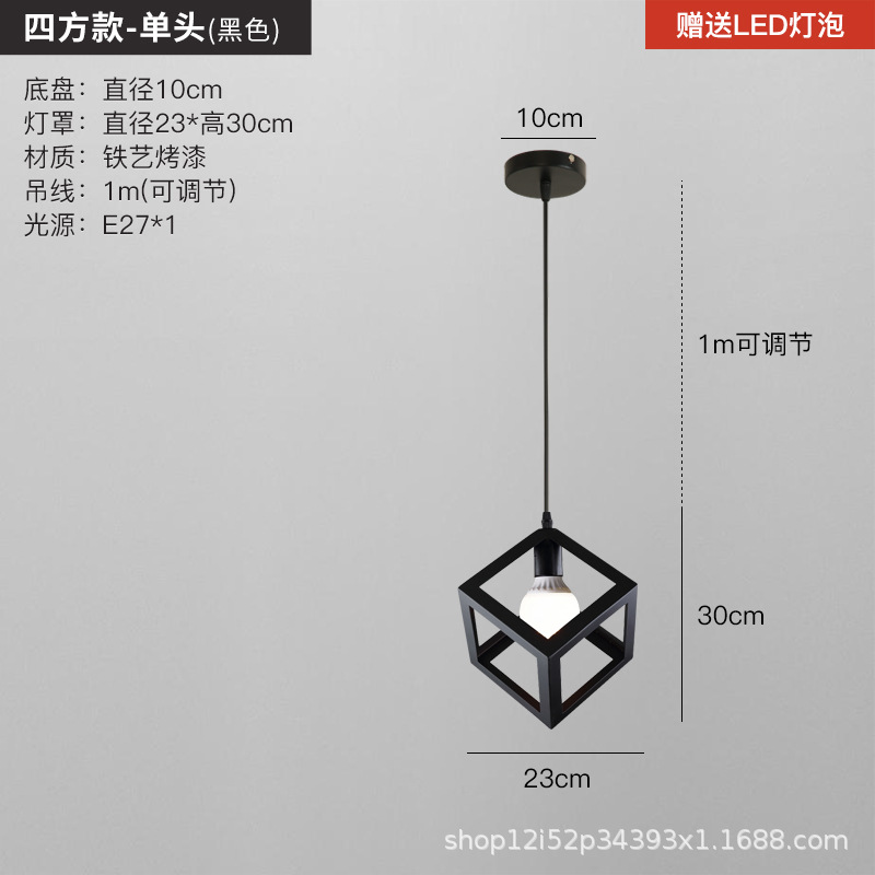 Nueva lámpara de comedor, candelabro, comedor moderno y simple de tres cabezas, celebridad de Internet, barra de bar creativa de lujo ligero, lámpara principal americana