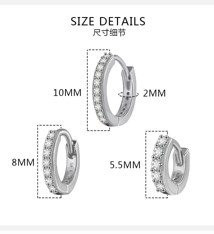 Pointed titanium steel lip stud product view