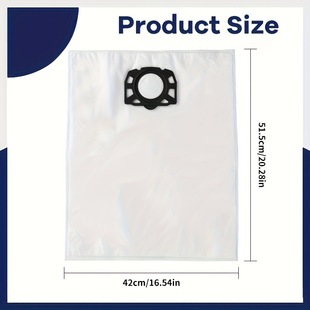 Suitable for Karcher Wd4 Mv5 Wd6 Dust Bag Vacuum Cleaner Dust Collection Non-Woven Bag Garbage Bag Accessories